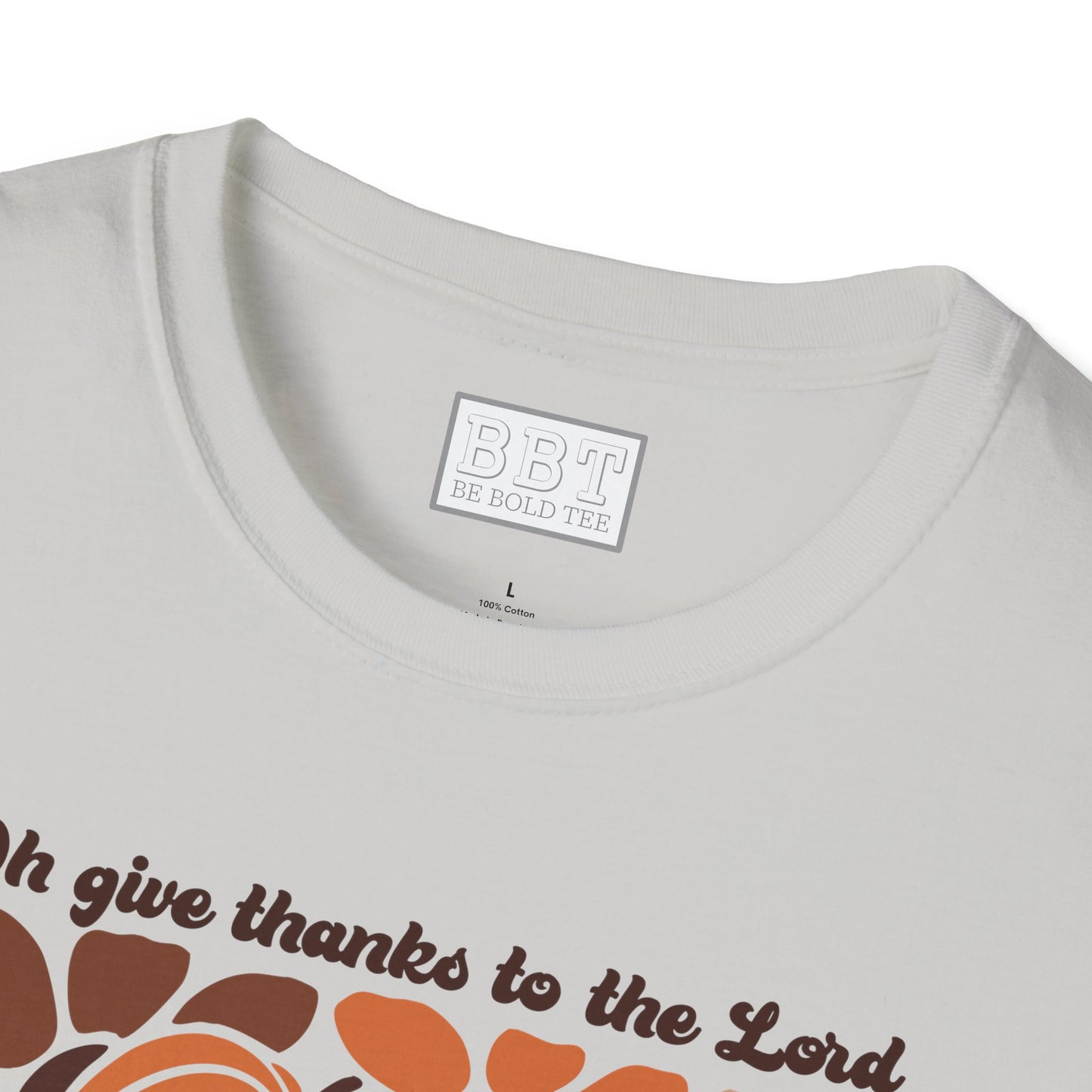 GIVE THANKS TO THE LORD FALL T-SHIRT NEW!