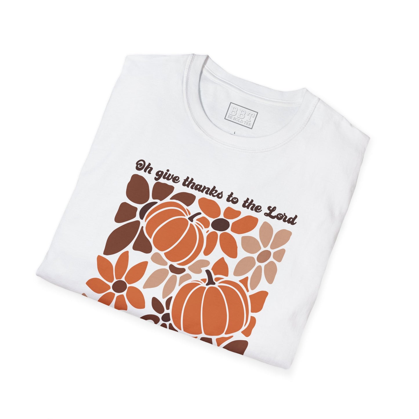 GIVE THANKS TO THE LORD FALL T-SHIRT NEW!