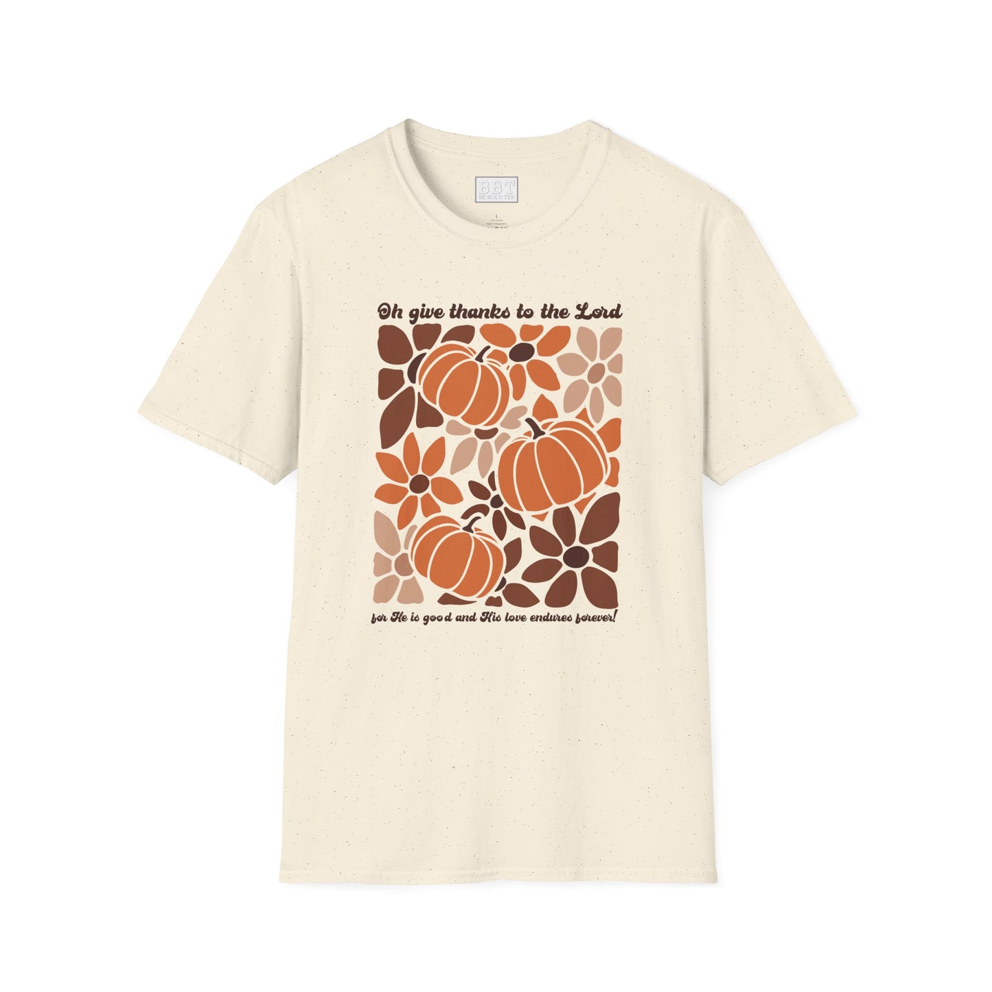GIVE THANKS TO THE LORD FALL T-SHIRT NEW!