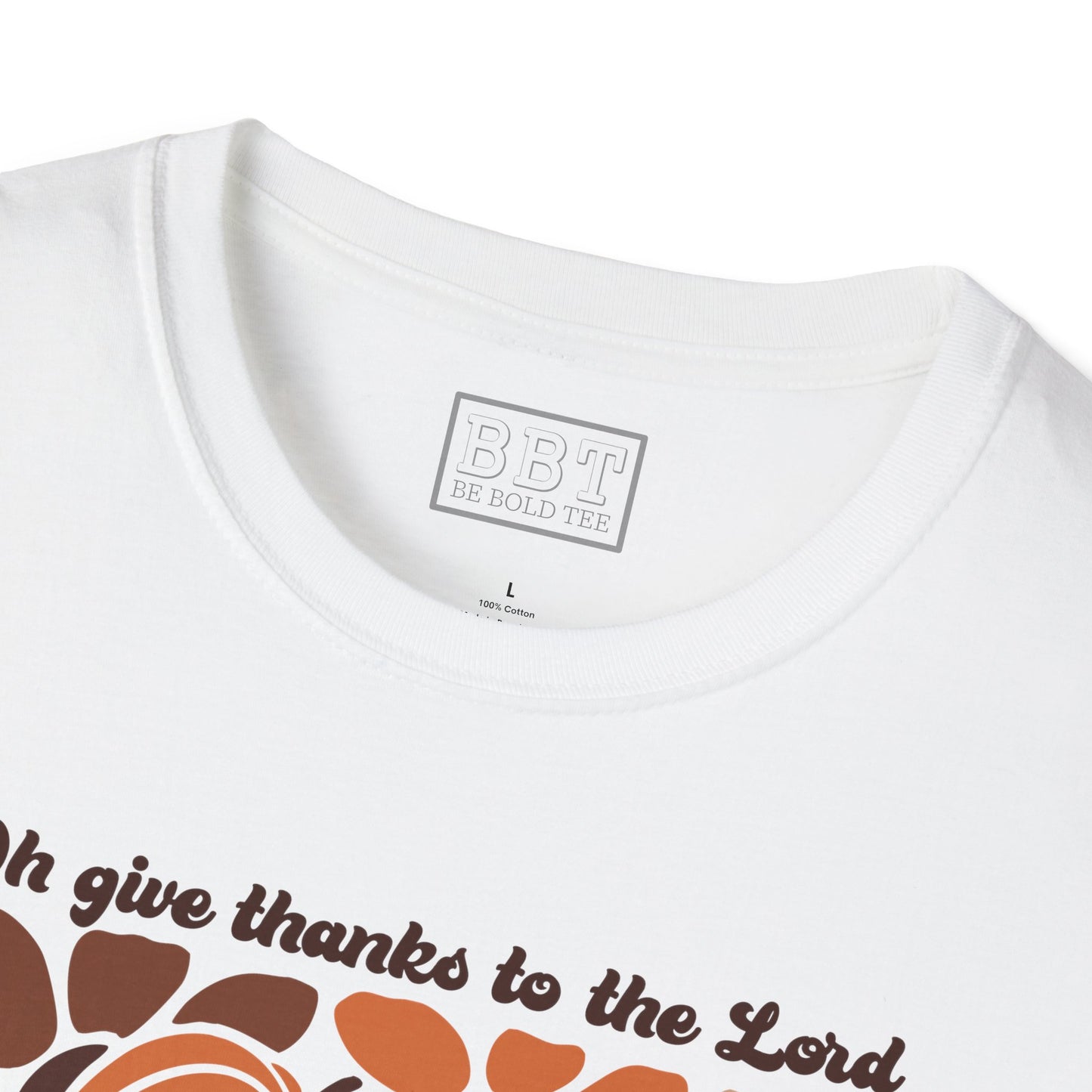 GIVE THANKS TO THE LORD FALL T-SHIRT NEW!