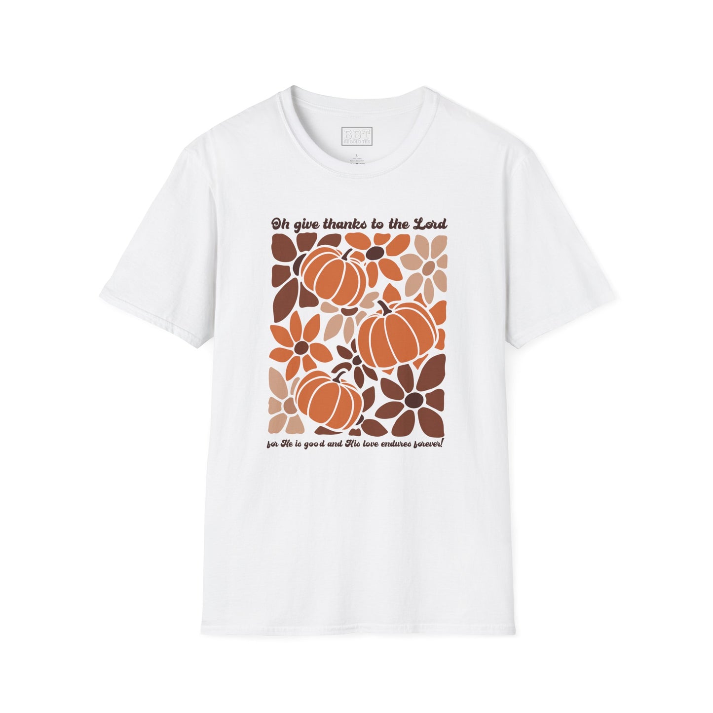 GIVE THANKS TO THE LORD FALL T-SHIRT NEW!