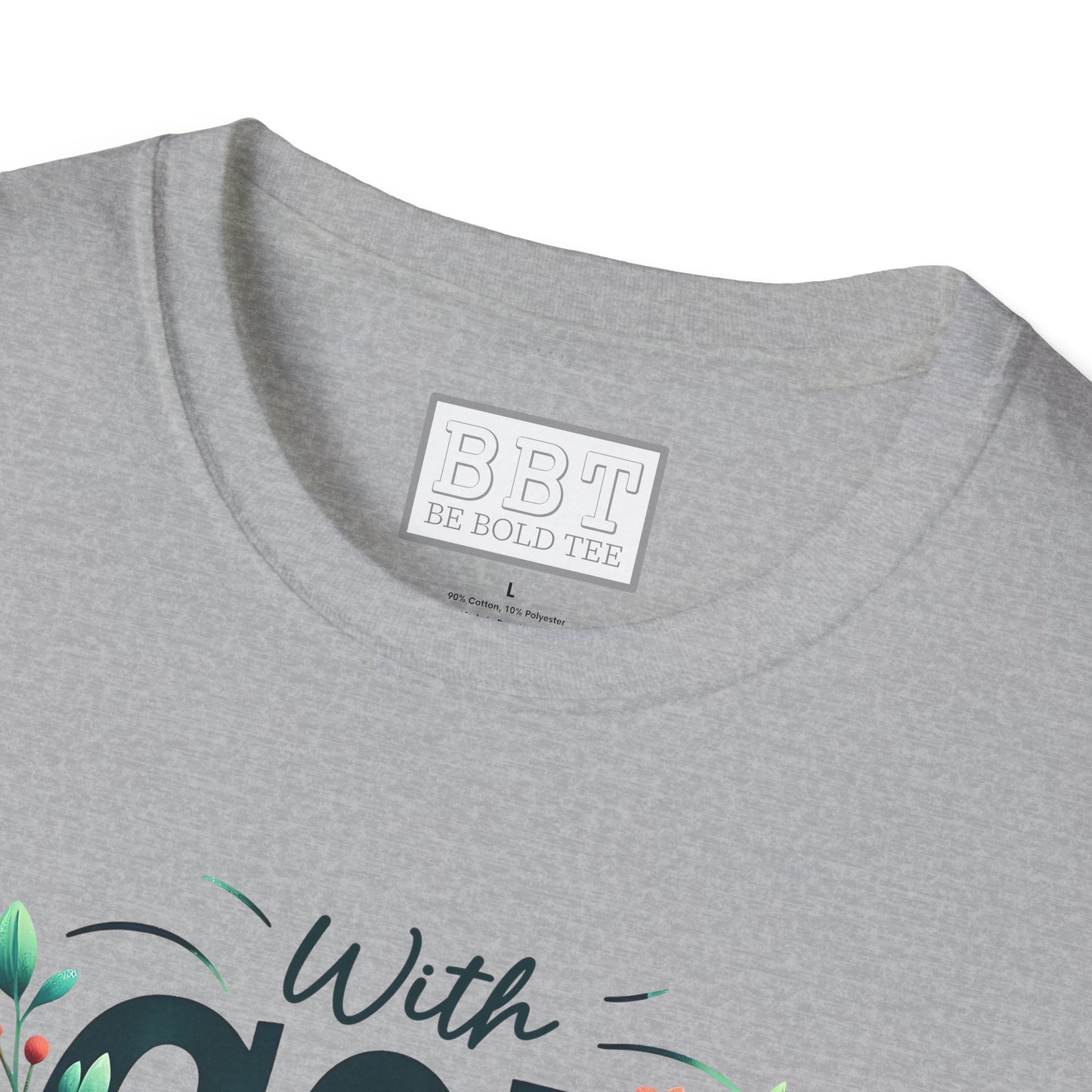 WITH GOD ALL THINGS ARE POSSIBLE Tee-Shirt for NEW!