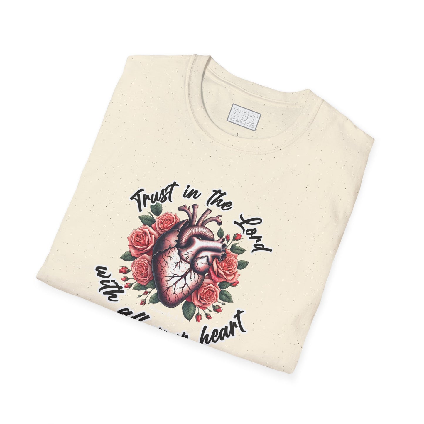 TRUST IN THE LORD WITH ALL YOUR HEART Tee-Shirt NEW!