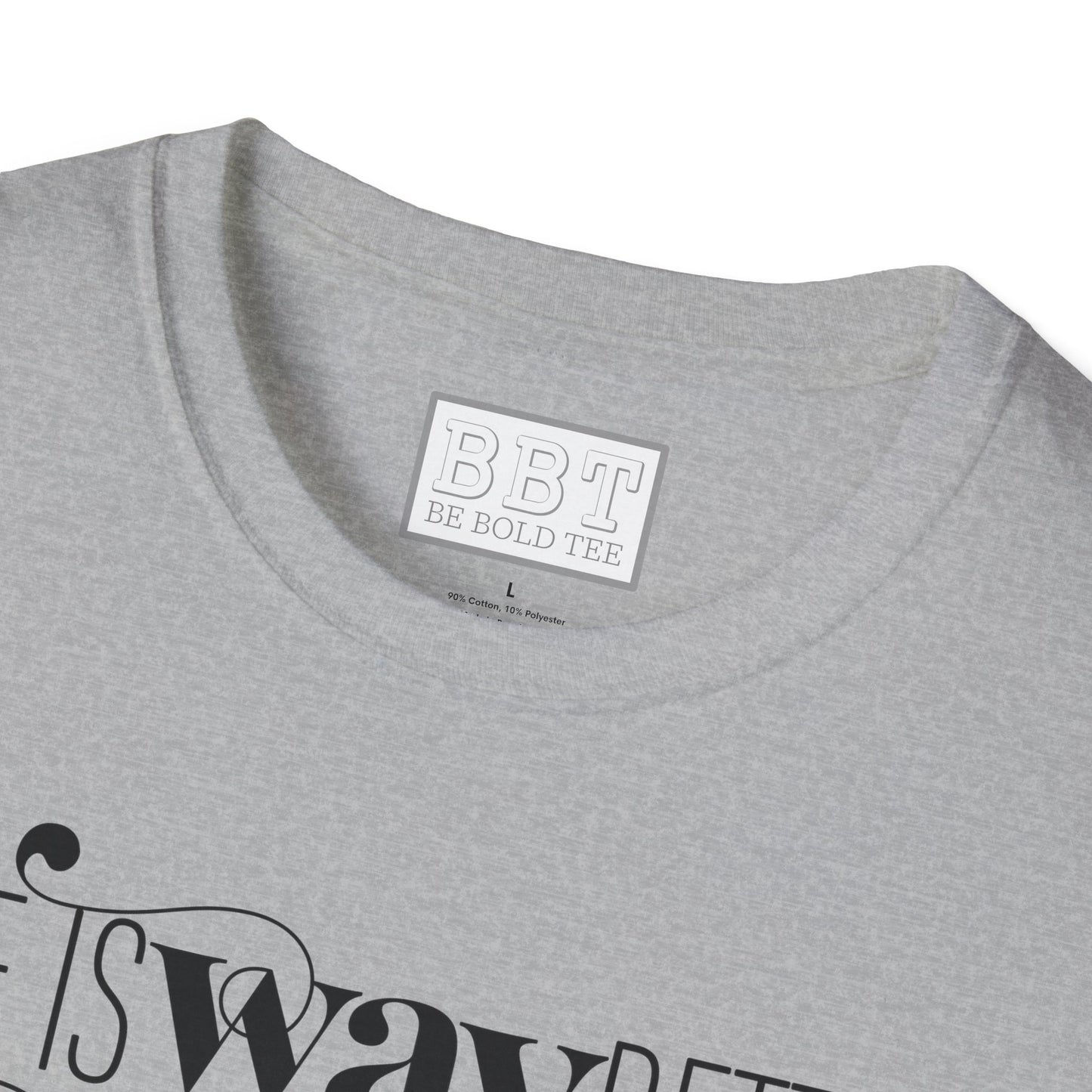 LIFE IS WAY BETTER WITH JESUS Tee-Shirt NEW!