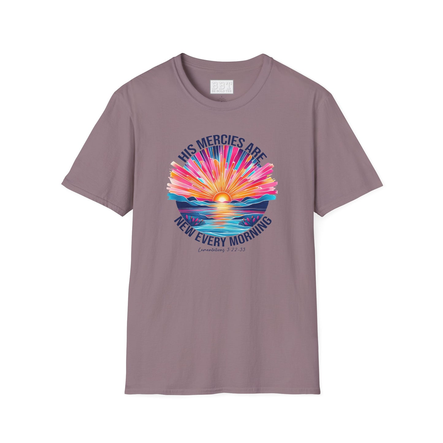 HIS MERCIES ARE NEW EVERY MORNING Tee-Shirt NEW!