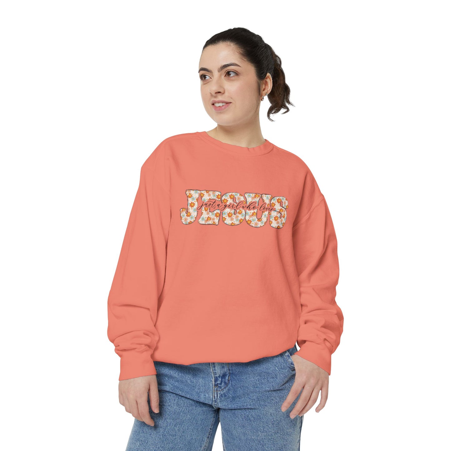 Just A Girl Who Loves Jesus Sweatshirt
