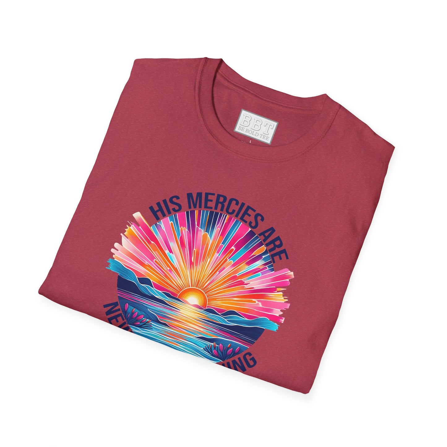 HIS MERCIES ARE NEW EVERY MORNING Tee-Shirt NEW!