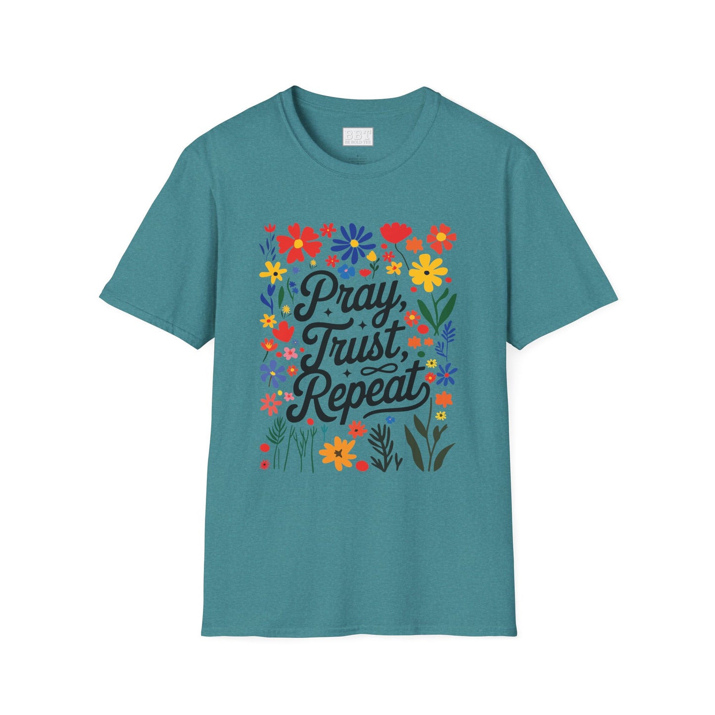 PRAY TRUST REPEAT T-SHIRT NEW!