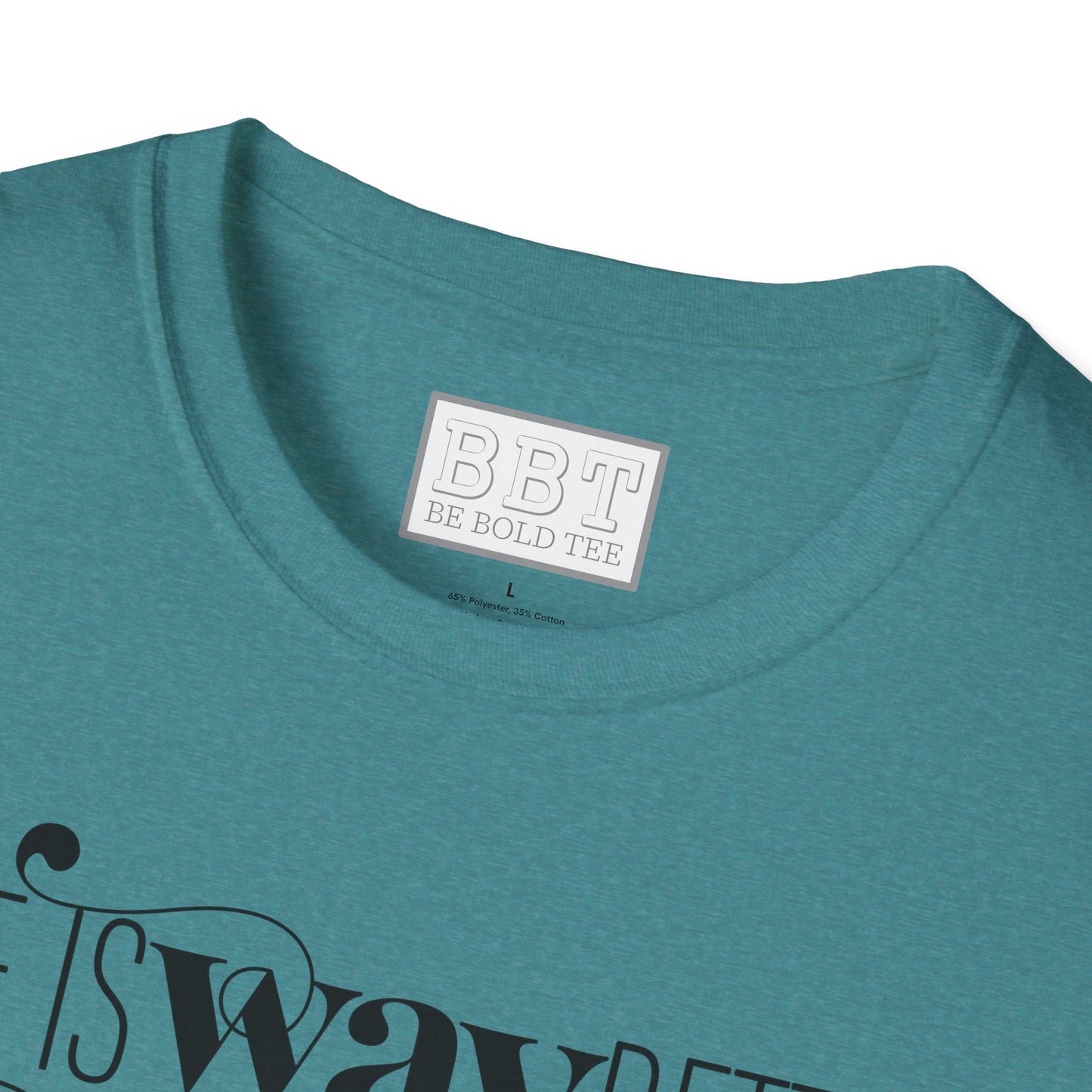LIFE IS WAY BETTER WITH JESUS Tee-Shirt NEW!