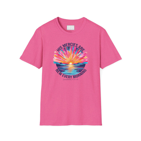 HIS MERCIES ARE NEW EVERY MORNING Tee-Shirt NEW!