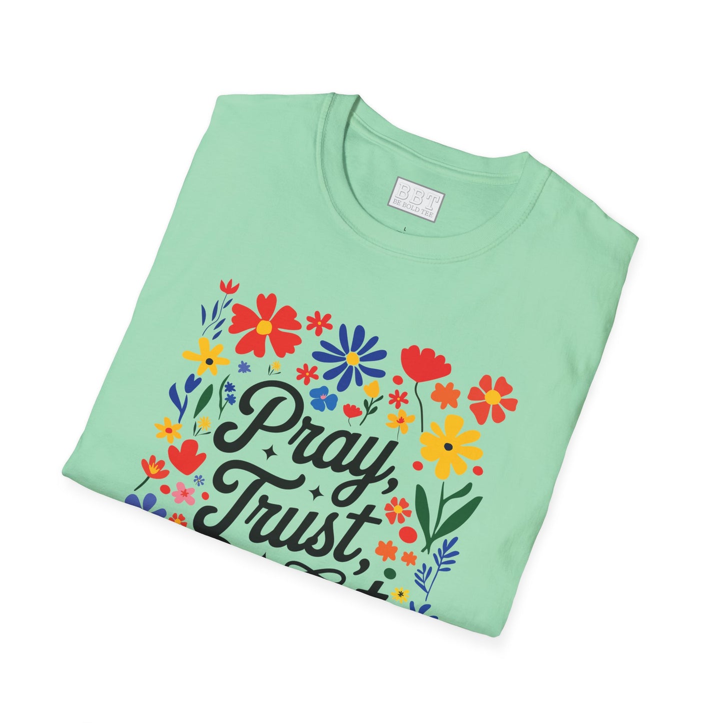 PRAY TRUST REPEAT T-SHIRT NEW!