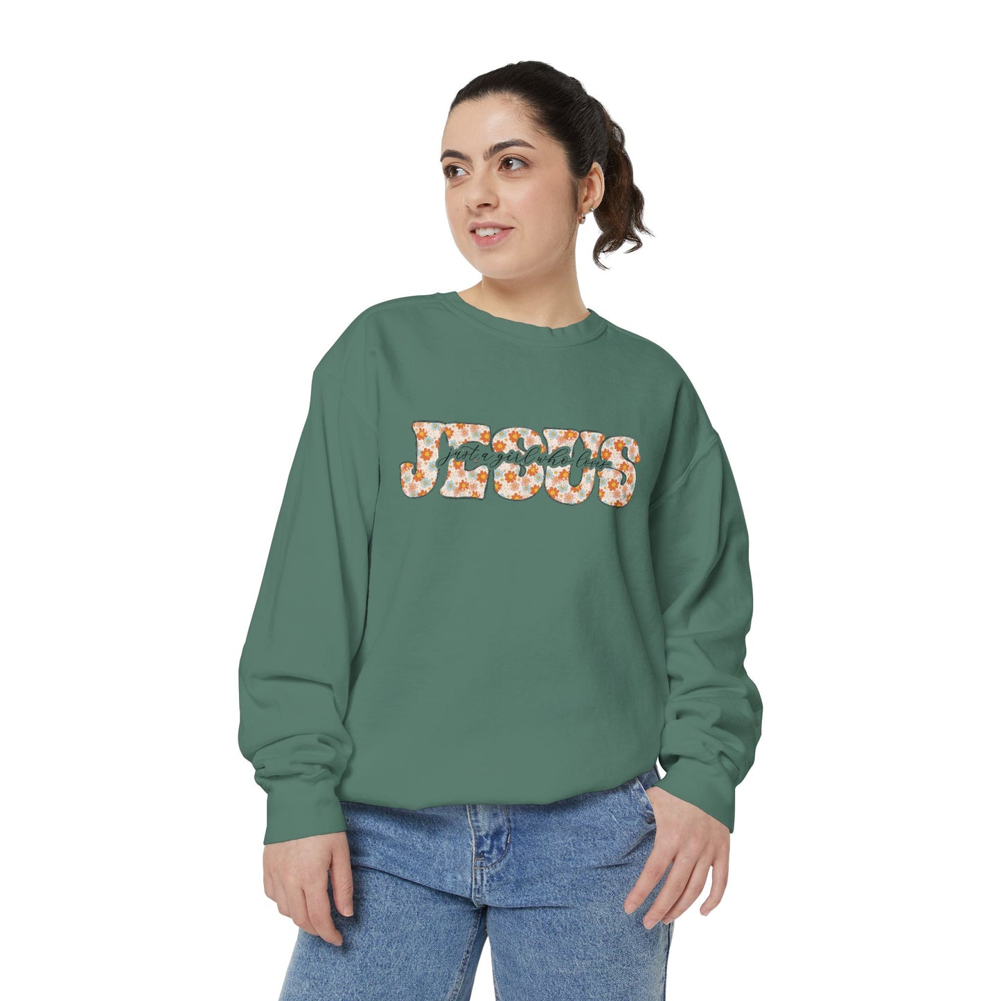 Just A Girl Who Loves Jesus Sweatshirt