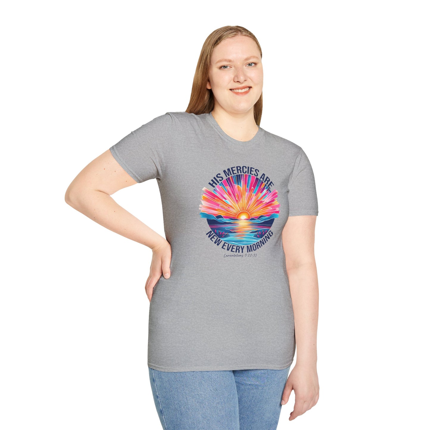 HIS MERCIES ARE NEW EVERY MORNING Tee-Shirt NEW!