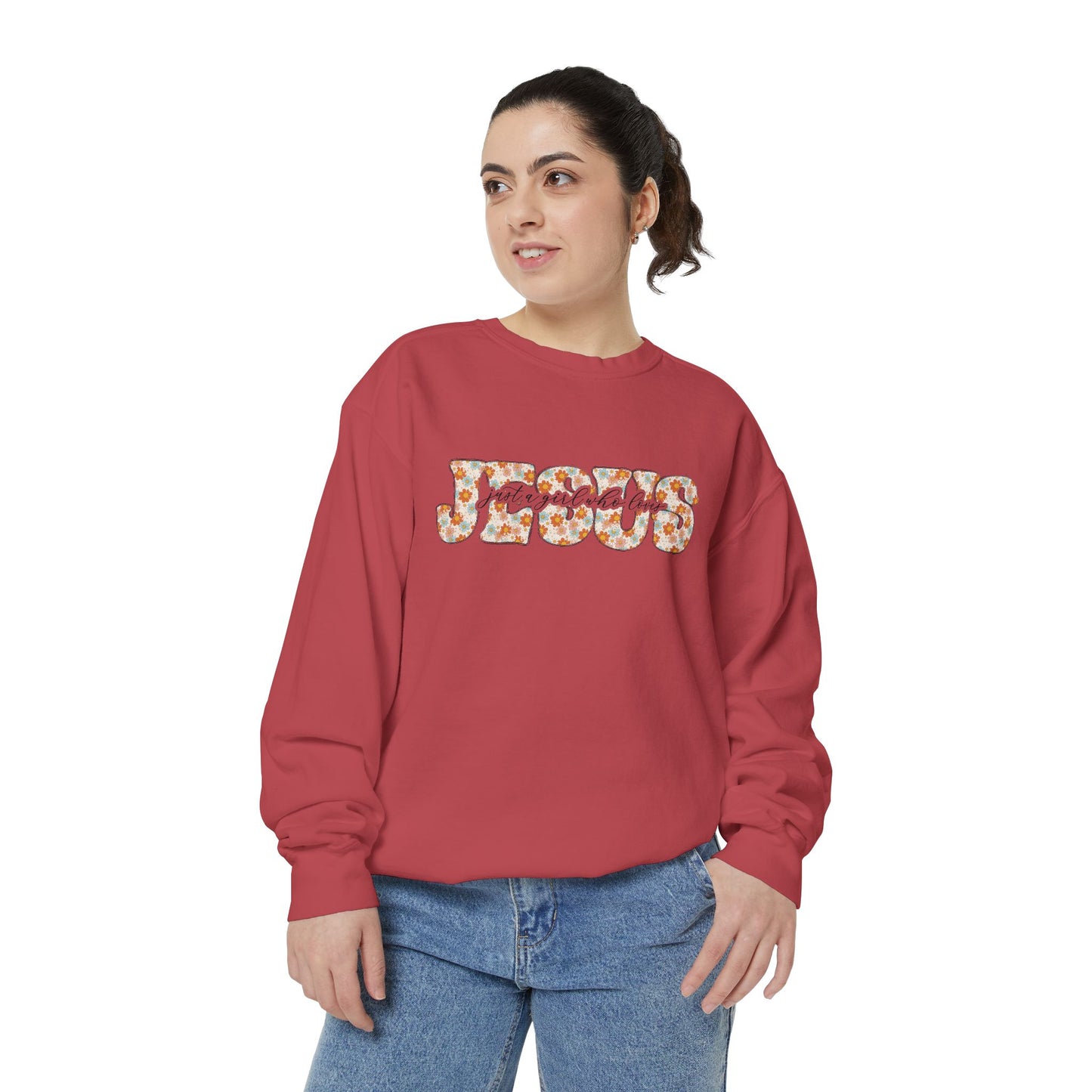 Just A Girl Who Loves Jesus Sweatshirt