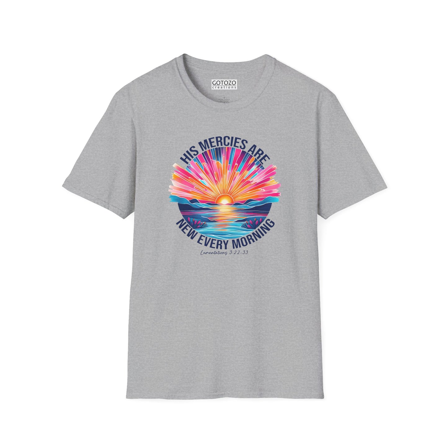 HIS MERCIES ARE NEW EVERY MORNING Tee-Shirt NEW!