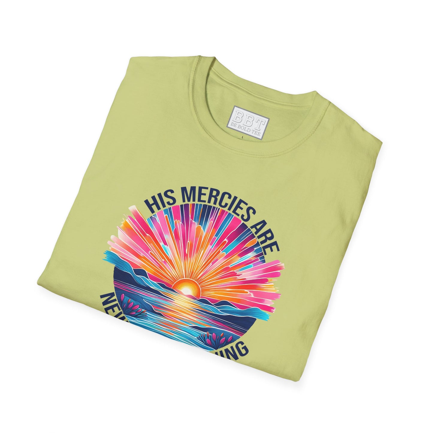 HIS MERCIES ARE NEW EVERY MORNING Tee-Shirt NEW!