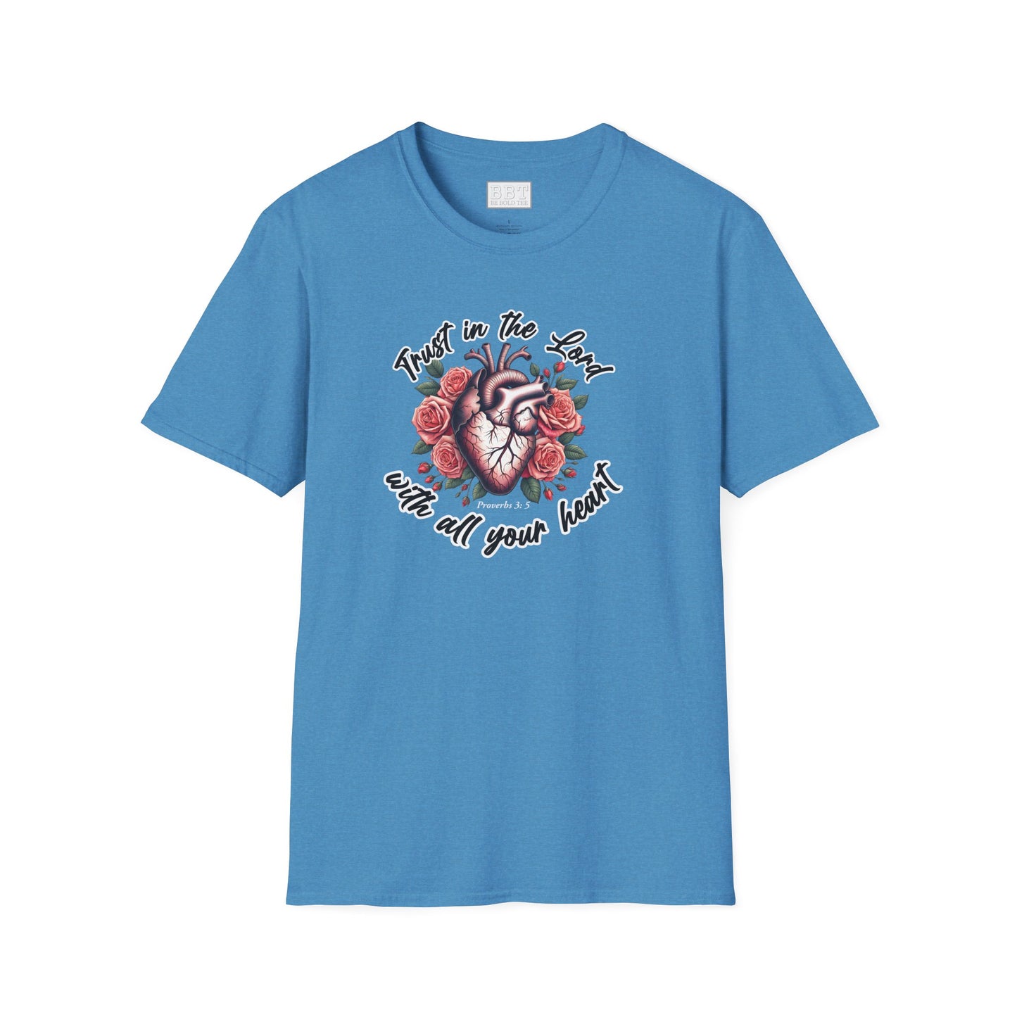TRUST IN THE LORD WITH ALL YOUR HEART Tee-Shirt NEW!