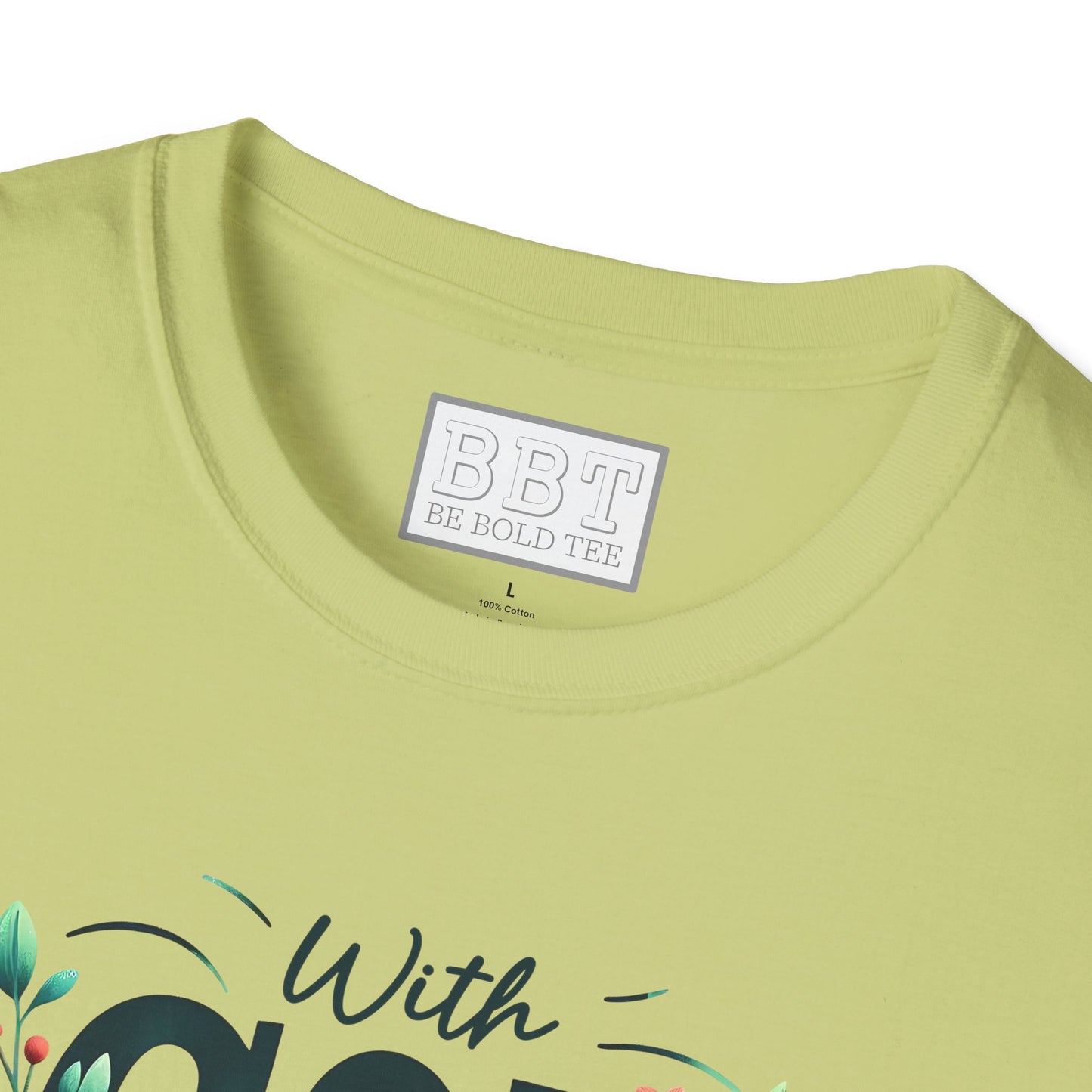 WITH GOD ALL THINGS ARE POSSIBLE Tee-Shirt for NEW!