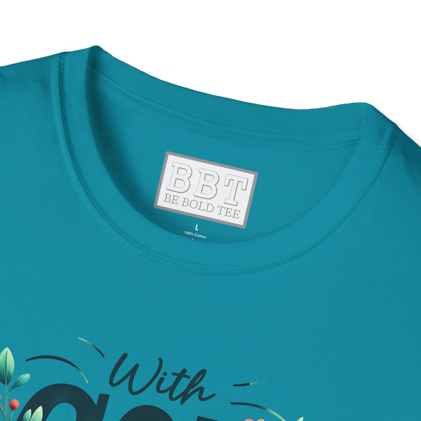 WITH GOD ALL THINGS ARE POSSIBLE Tee-Shirt for NEW!