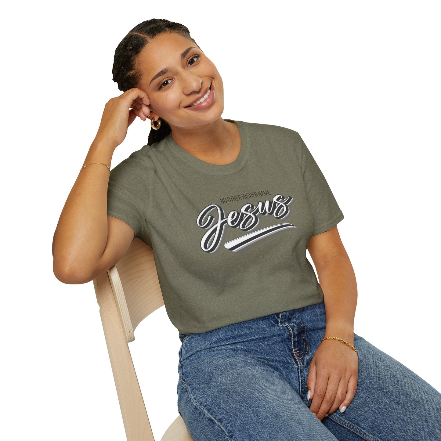 JESUS : NO OTHER HIGHER NAME Tee-Shirt for NEW!