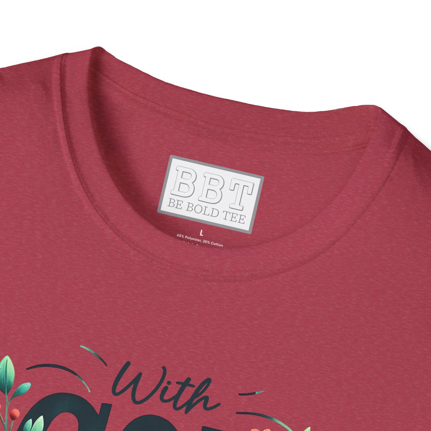 WITH GOD ALL THINGS ARE POSSIBLE Tee-Shirt for NEW!