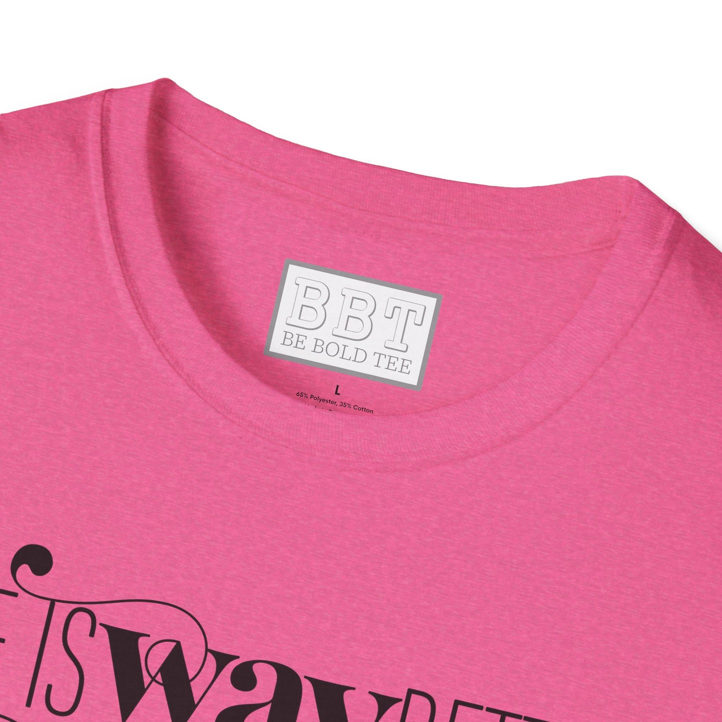 LIFE IS WAY BETTER WITH JESUS Tee-Shirt NEW!