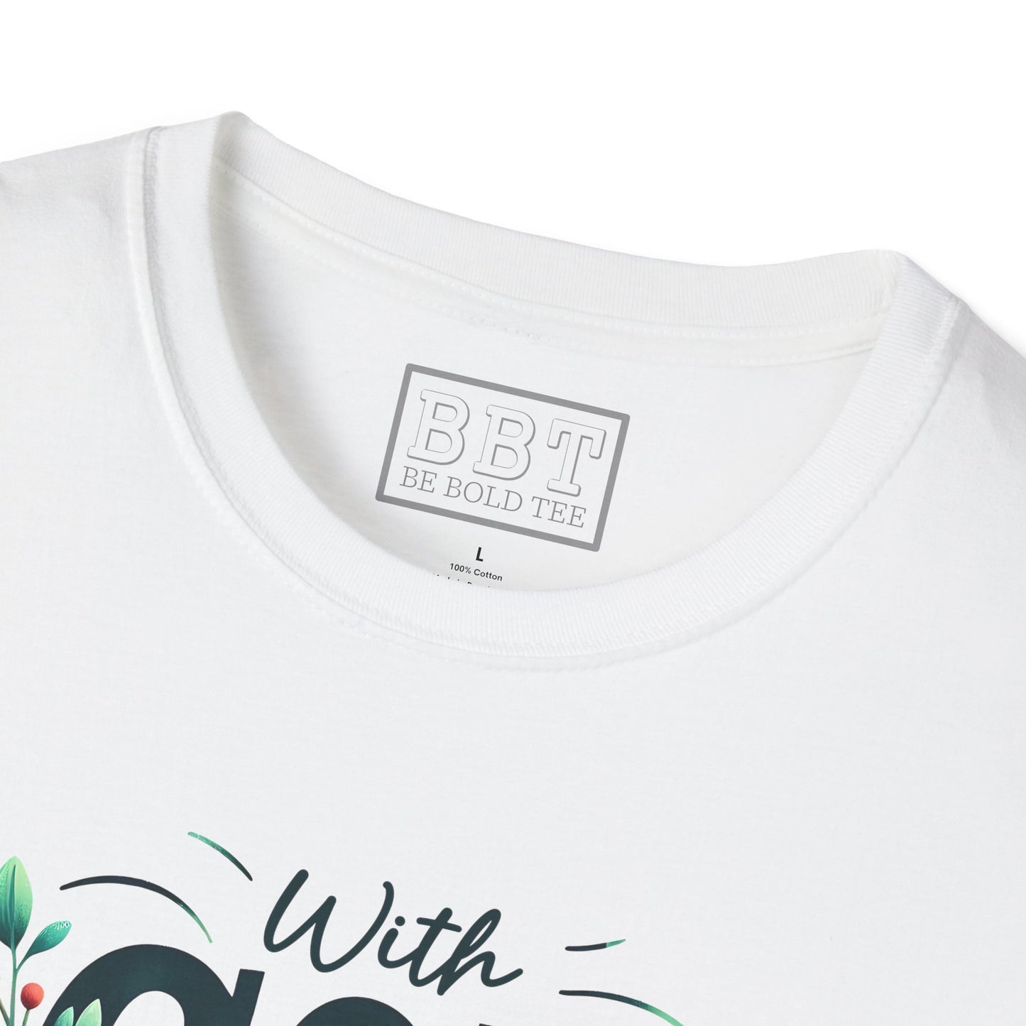 WITH GOD ALL THINGS ARE POSSIBLE Tee-Shirt for NEW!