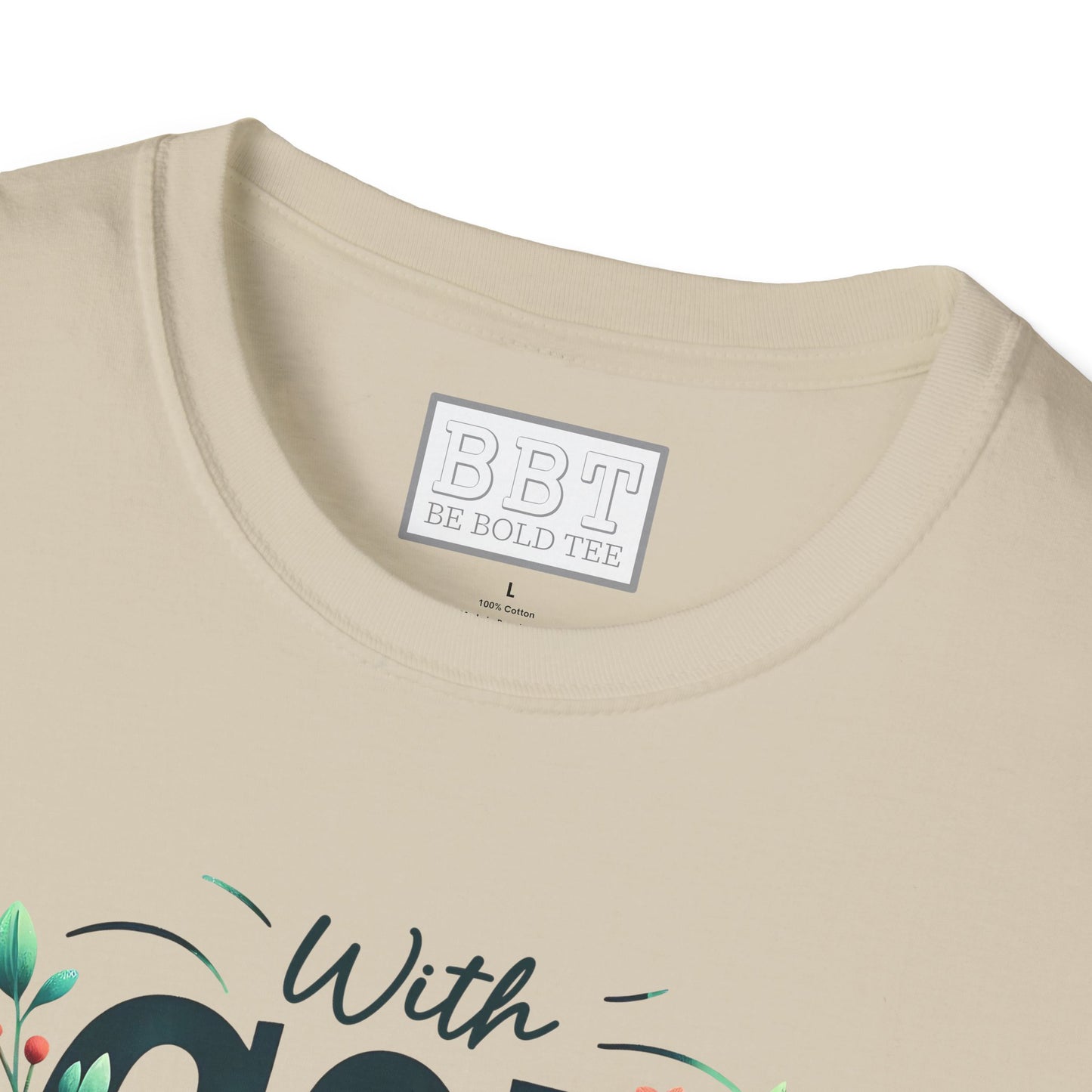 WITH GOD ALL THINGS ARE POSSIBLE Tee-Shirt for NEW!