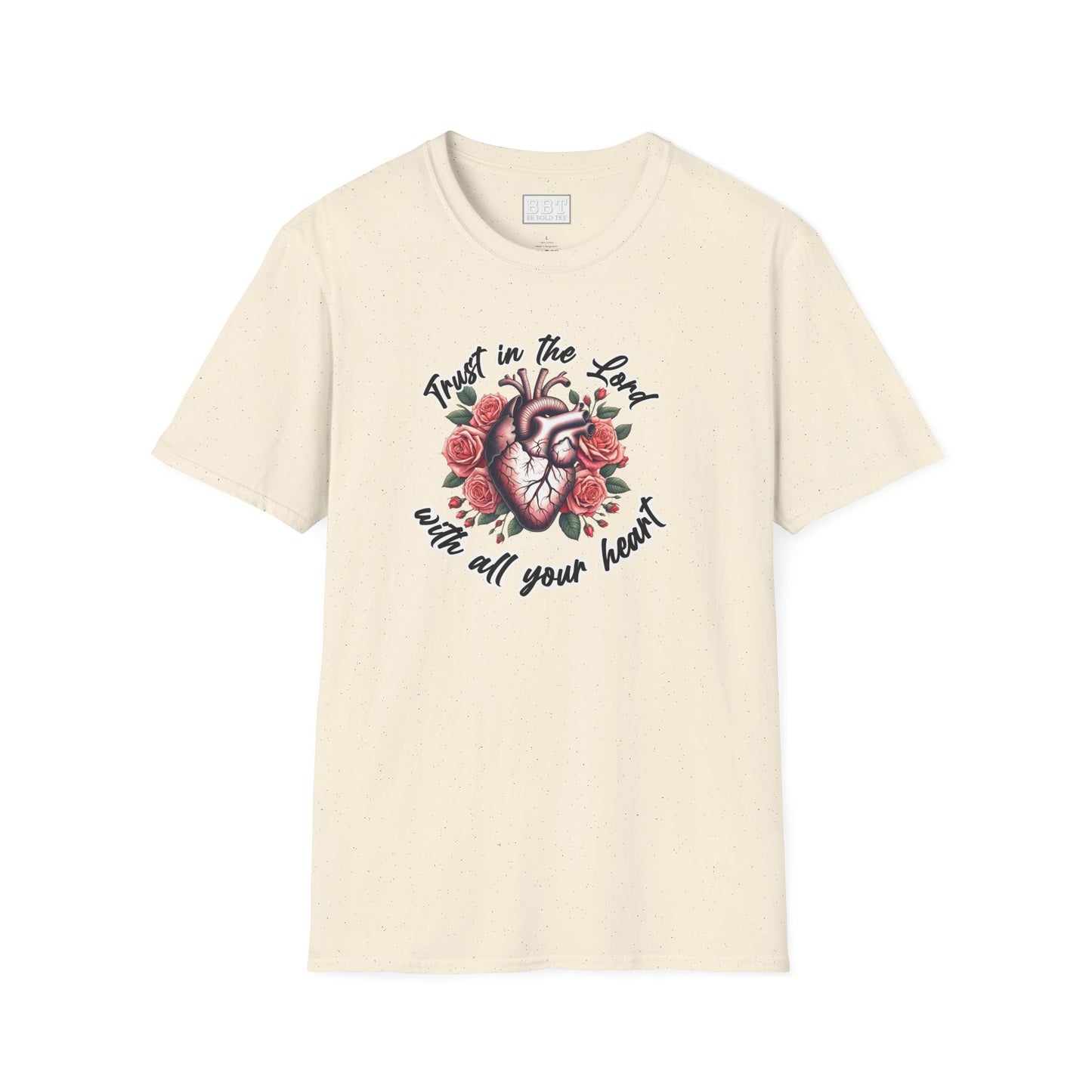 TRUST IN THE LORD WITH ALL YOUR HEART Tee-Shirt NEW!