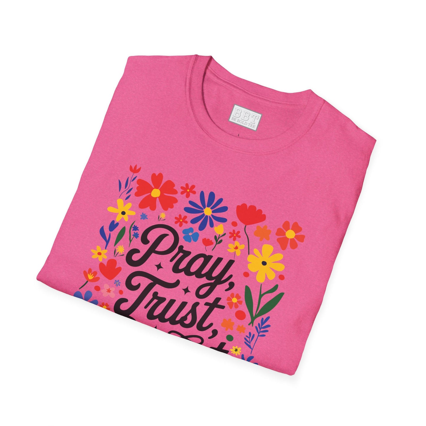 PRAY TRUST REPEAT T-SHIRT NEW!