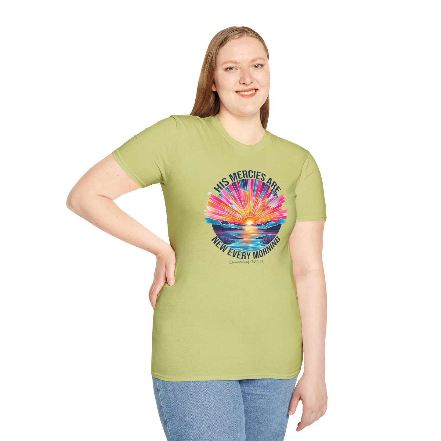 HIS MERCIES ARE NEW EVERY MORNING Tee-Shirt NEW!