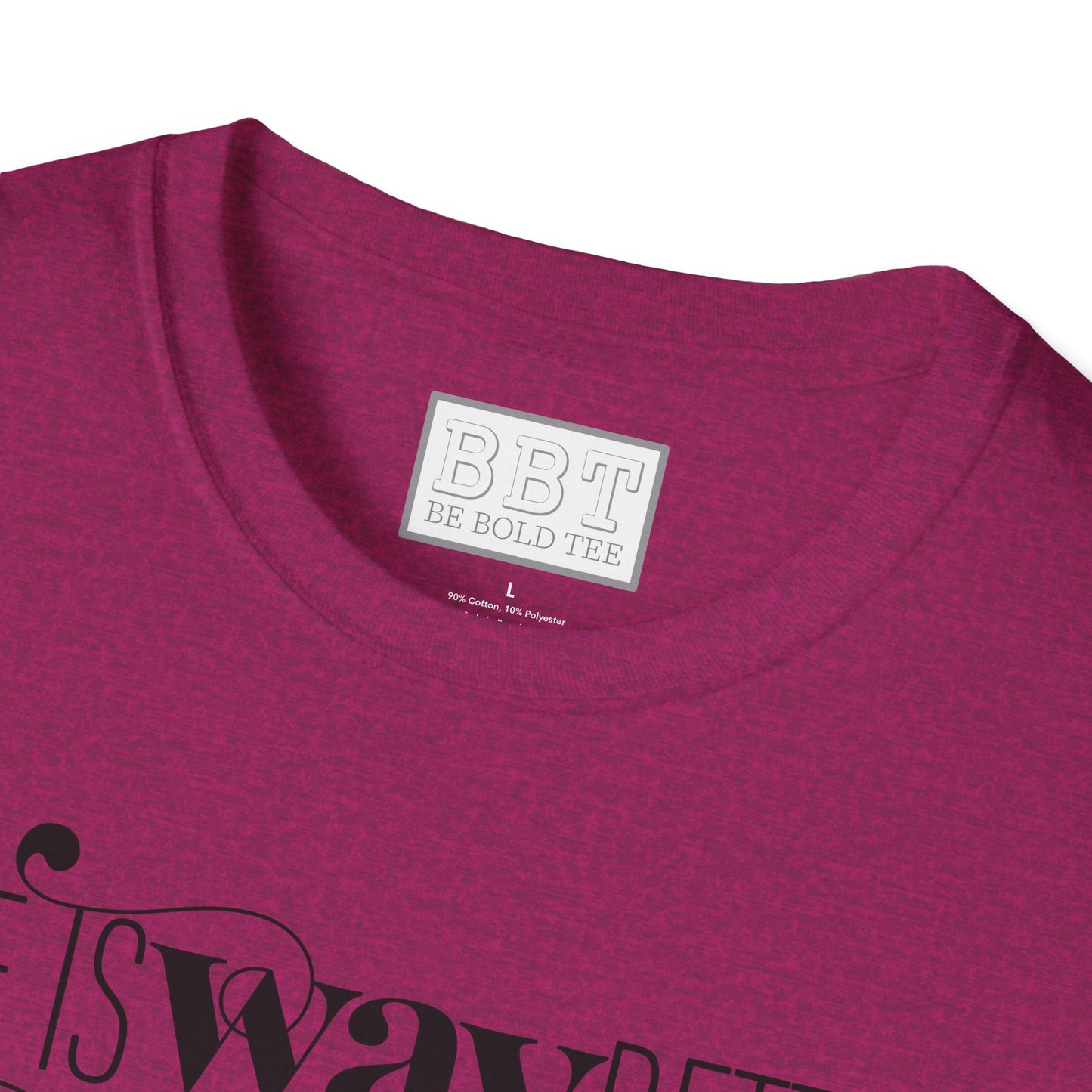 LIFE IS WAY BETTER WITH JESUS Tee-Shirt NEW!