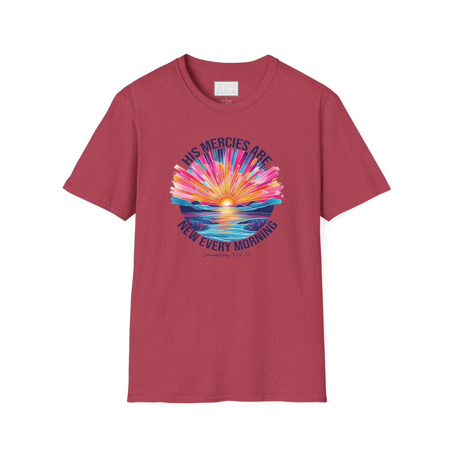 HIS MERCIES ARE NEW EVERY MORNING Tee-Shirt NEW!