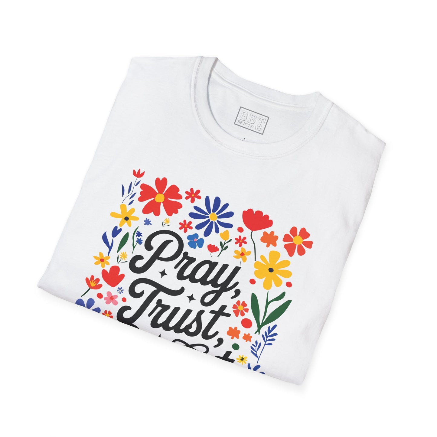 PRAY TRUST REPEAT T-SHIRT NEW!