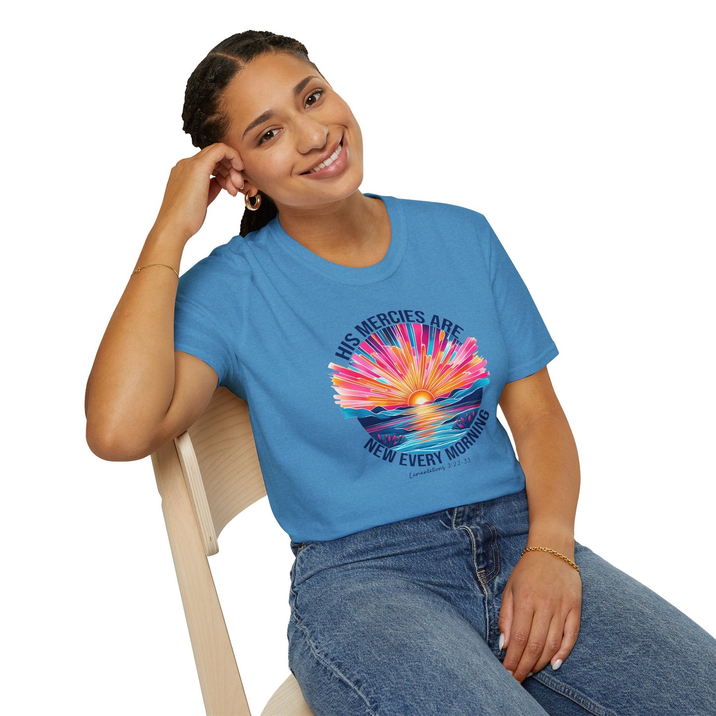 HIS MERCIES ARE NEW EVERY MORNING Tee-Shirt NEW!