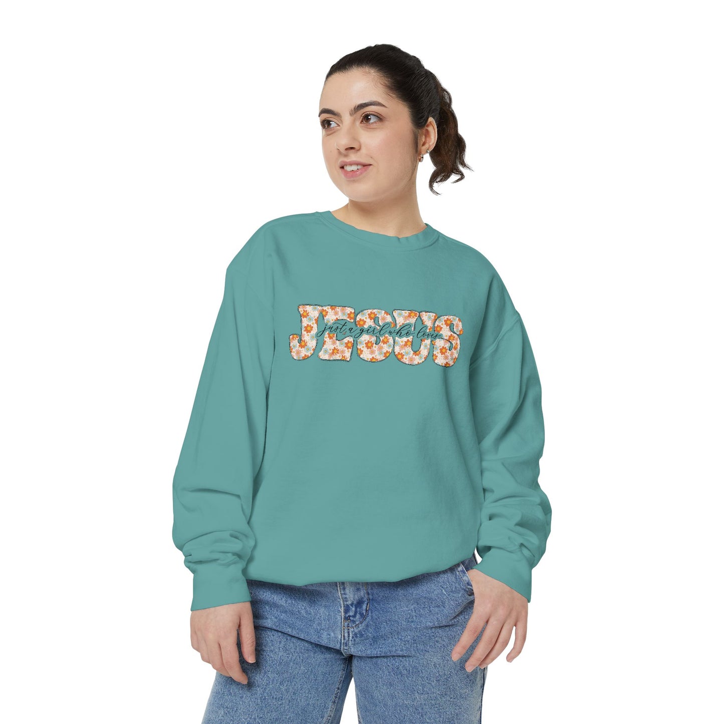 Just A Girl Who Loves Jesus Sweatshirt