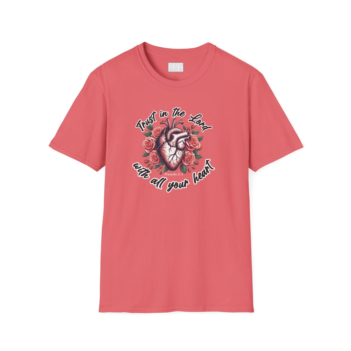 TRUST IN THE LORD WITH ALL YOUR HEART Tee-Shirt NEW!