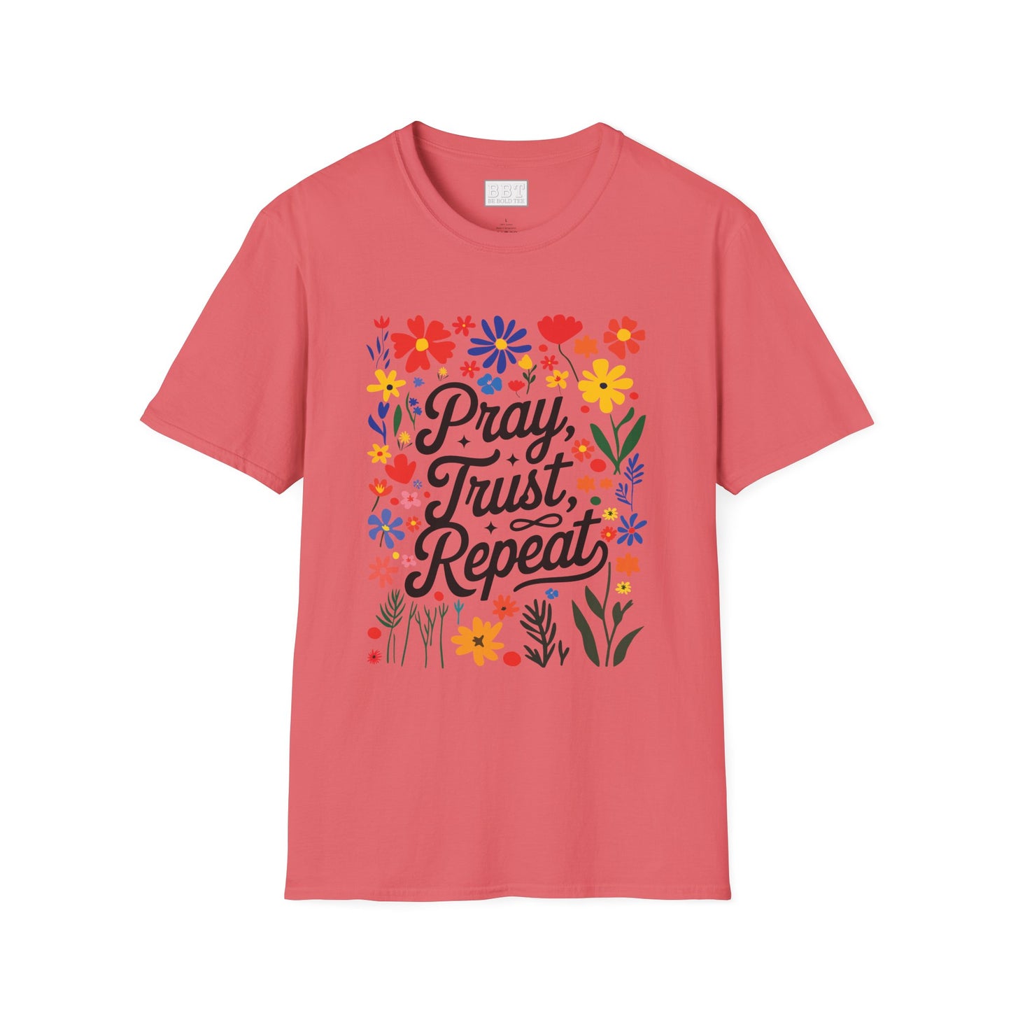 PRAY TRUST REPEAT T-SHIRT NEW!