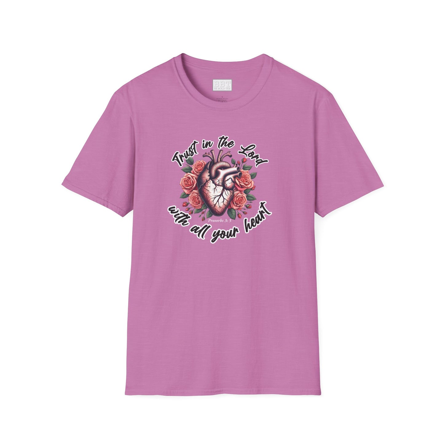 TRUST IN THE LORD WITH ALL YOUR HEART Tee-Shirt NEW!