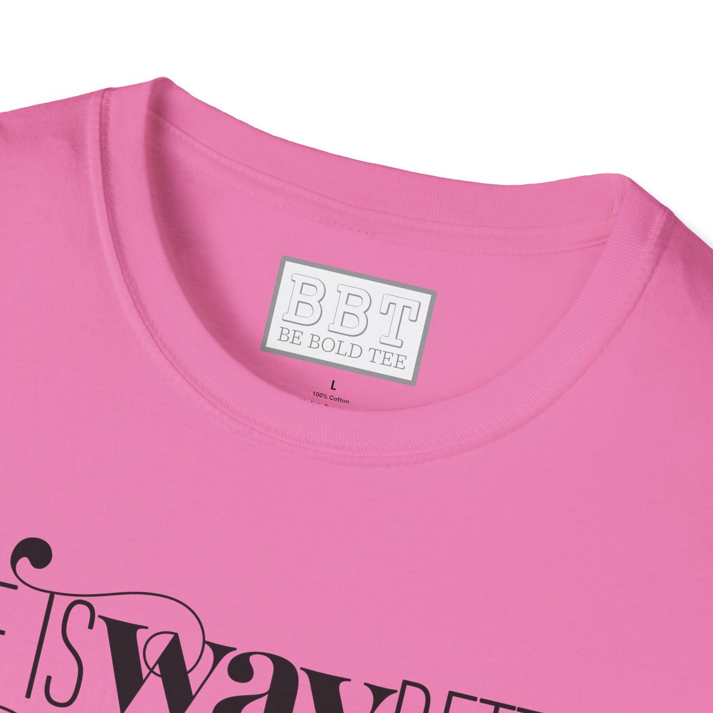 LIFE IS WAY BETTER WITH JESUS Tee-Shirt NEW!