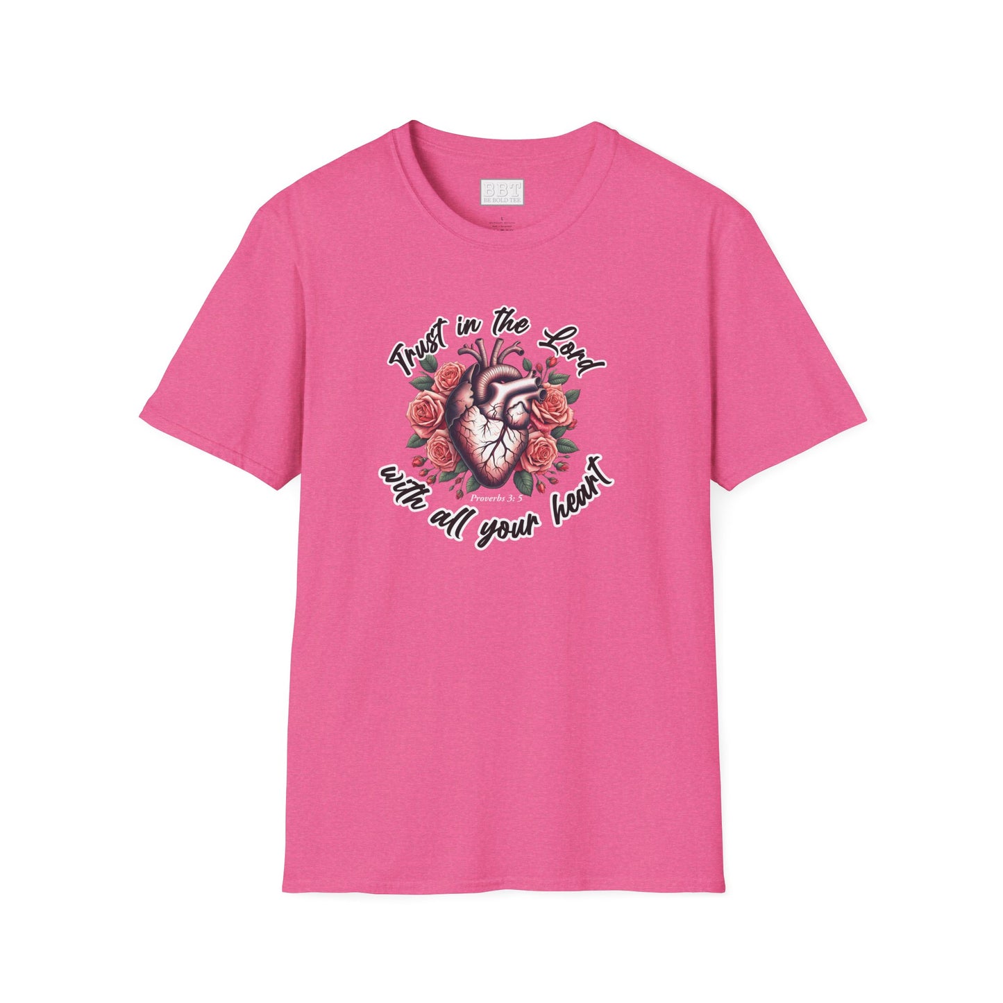 TRUST IN THE LORD WITH ALL YOUR HEART Tee-Shirt NEW!