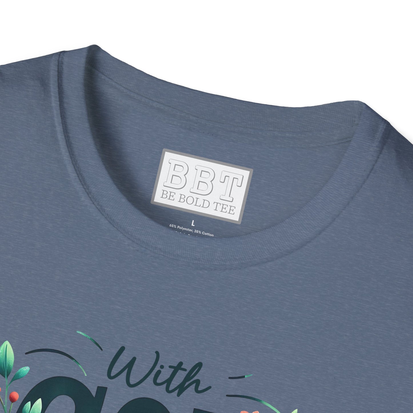 WITH GOD ALL THINGS ARE POSSIBLE Tee-Shirt for NEW!