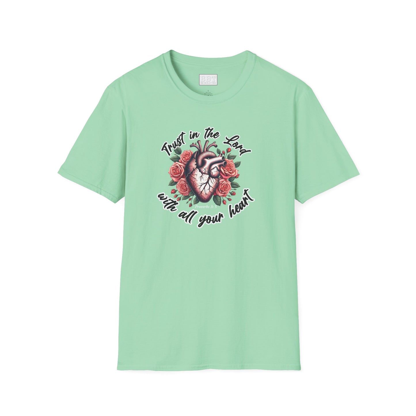 TRUST IN THE LORD WITH ALL YOUR HEART Tee-Shirt NEW!