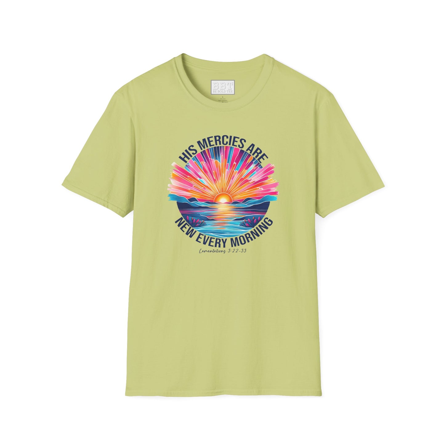 HIS MERCIES ARE NEW EVERY MORNING Tee-Shirt NEW!