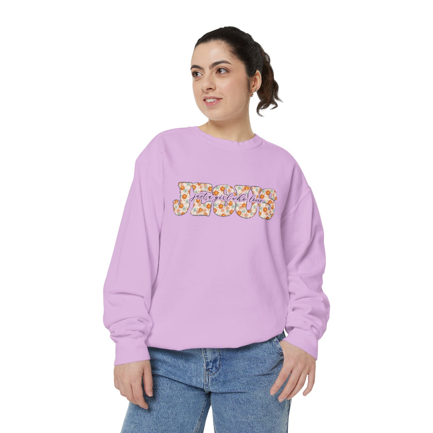 Just A Girl Who Loves Jesus Sweatshirt