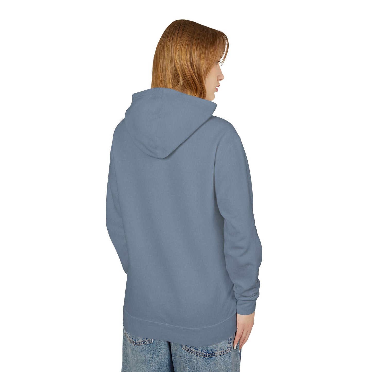 Lightweight Hooded Sweatshirt Just a girl who loves JESUS